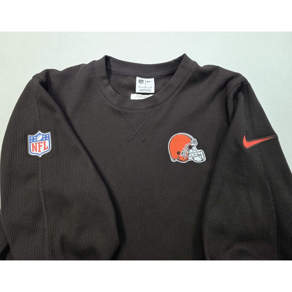 Nike Cleveland Browns Thermal Shirt XL LIMITED USE Long Sleeve Executive Worn